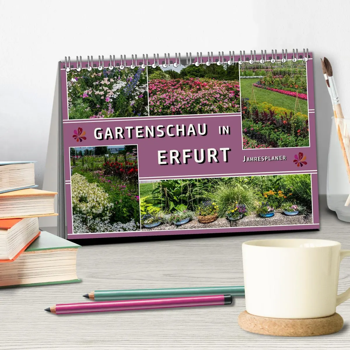 Bild: 9783457427613 | Gartenschau in Erfurt (Tischkalender 2026 DIN A5 quer), CALVENDO...