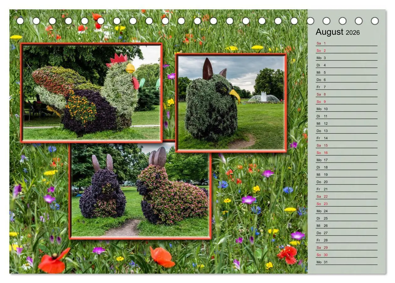 Bild: 9783457427613 | Gartenschau in Erfurt (Tischkalender 2026 DIN A5 quer), CALVENDO...