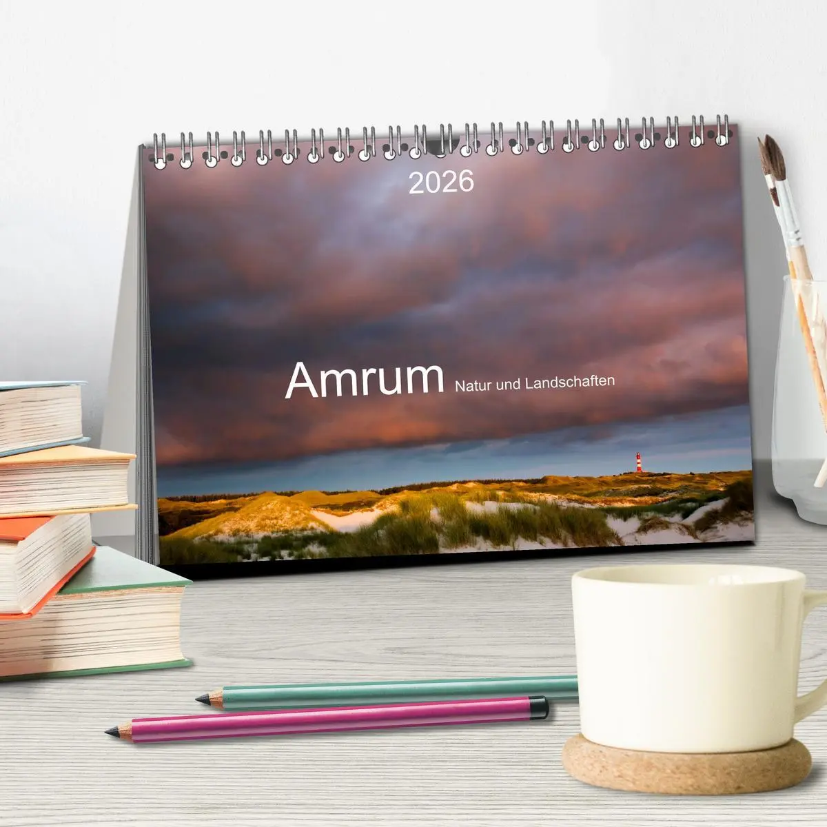 Bild: 9783516067613 | Amrum. Natur und Landschaften (Tischkalender 2026 DIN A5 quer),...