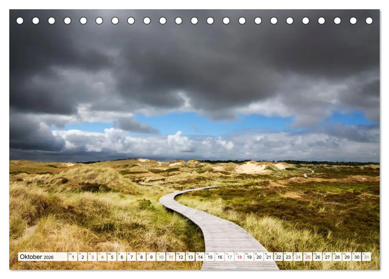 Bild: 9783516067613 | Amrum. Natur und Landschaften (Tischkalender 2026 DIN A5 quer),...