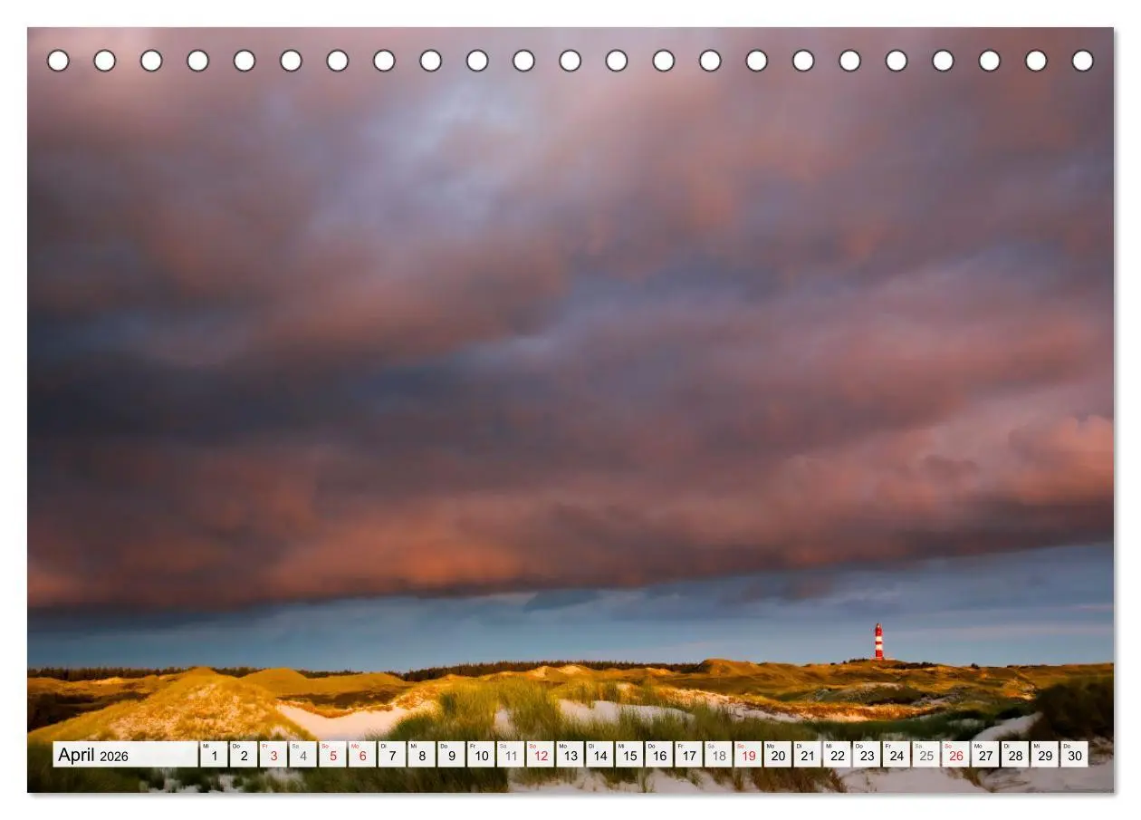 Bild: 9783516067613 | Amrum. Natur und Landschaften (Tischkalender 2026 DIN A5 quer),...