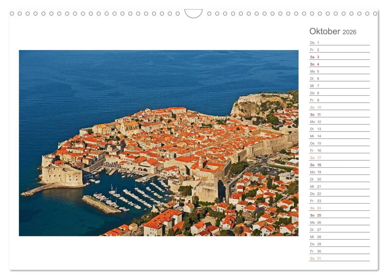 Bild: 9783516207613 | Kroatien, Terminplaner (Wandkalender 2026 DIN A3 quer), CALVENDO...