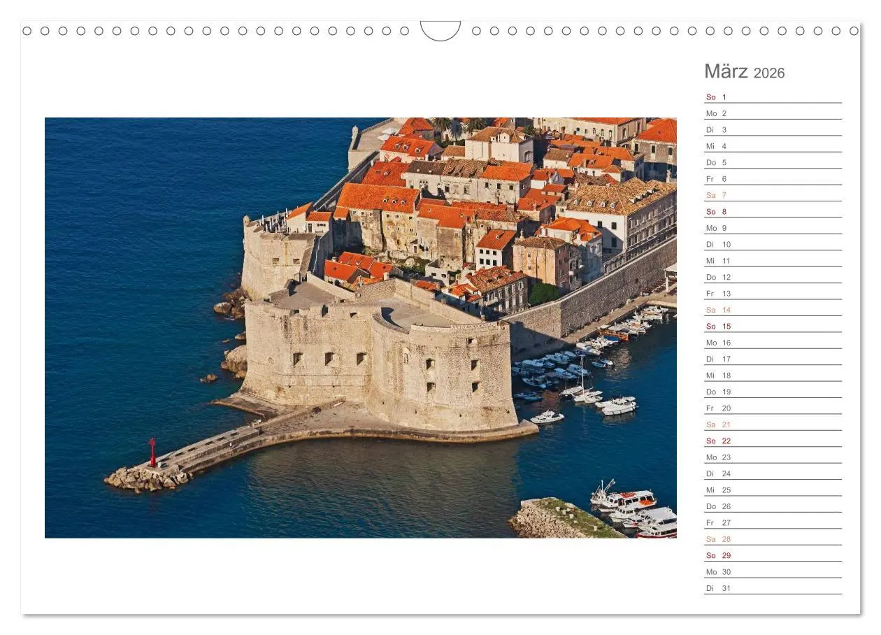 Bild: 9783516207613 | Kroatien, Terminplaner (Wandkalender 2026 DIN A3 quer), CALVENDO...