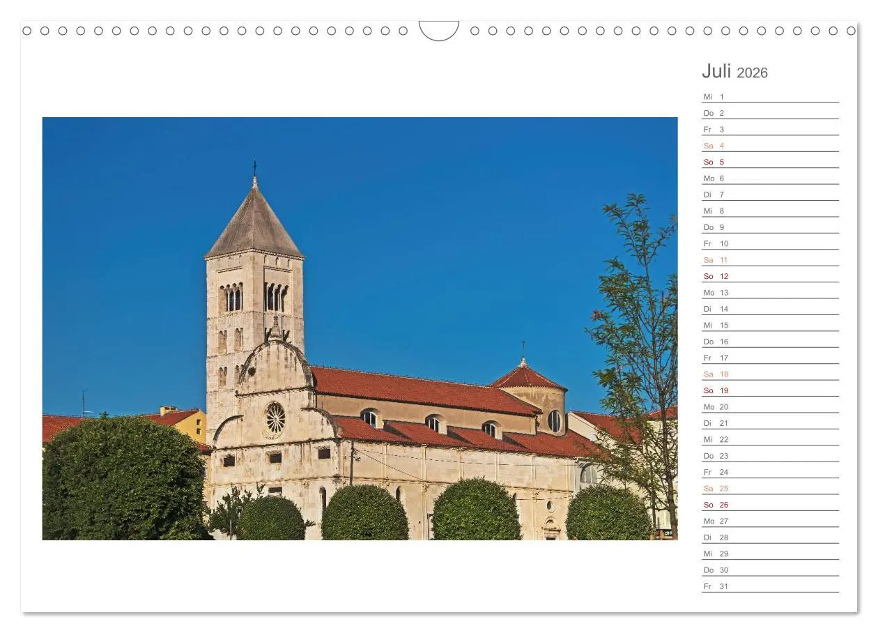 Bild: 9783516207613 | Kroatien, Terminplaner (Wandkalender 2026 DIN A3 quer), CALVENDO...