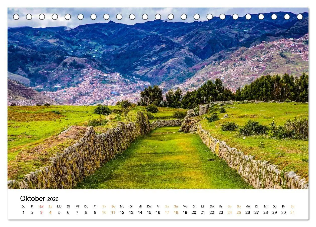 Bild: 9783516687613 | Qhapaq Ñan - die Königsstrasse der Anden (Tischkalender 2026 DIN A5...