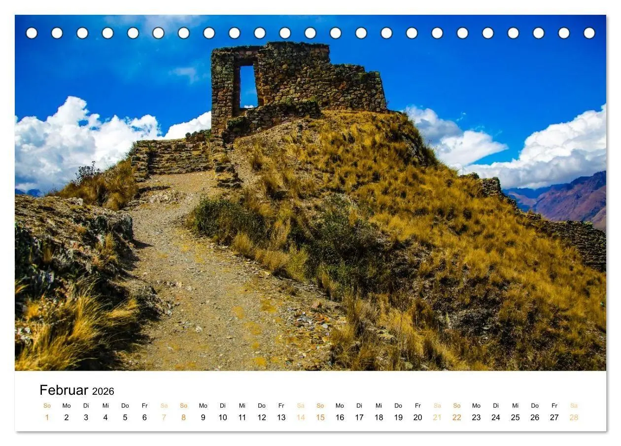 Bild: 9783516687613 | Qhapaq Ñan - die Königsstrasse der Anden (Tischkalender 2026 DIN A5...