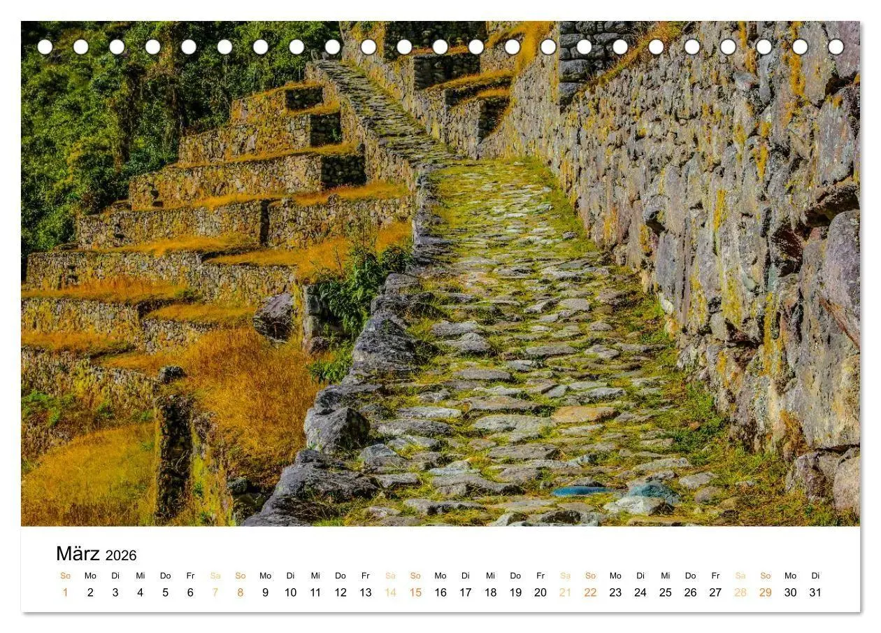 Bild: 9783516687613 | Qhapaq Ñan - die Königsstrasse der Anden (Tischkalender 2026 DIN A5...