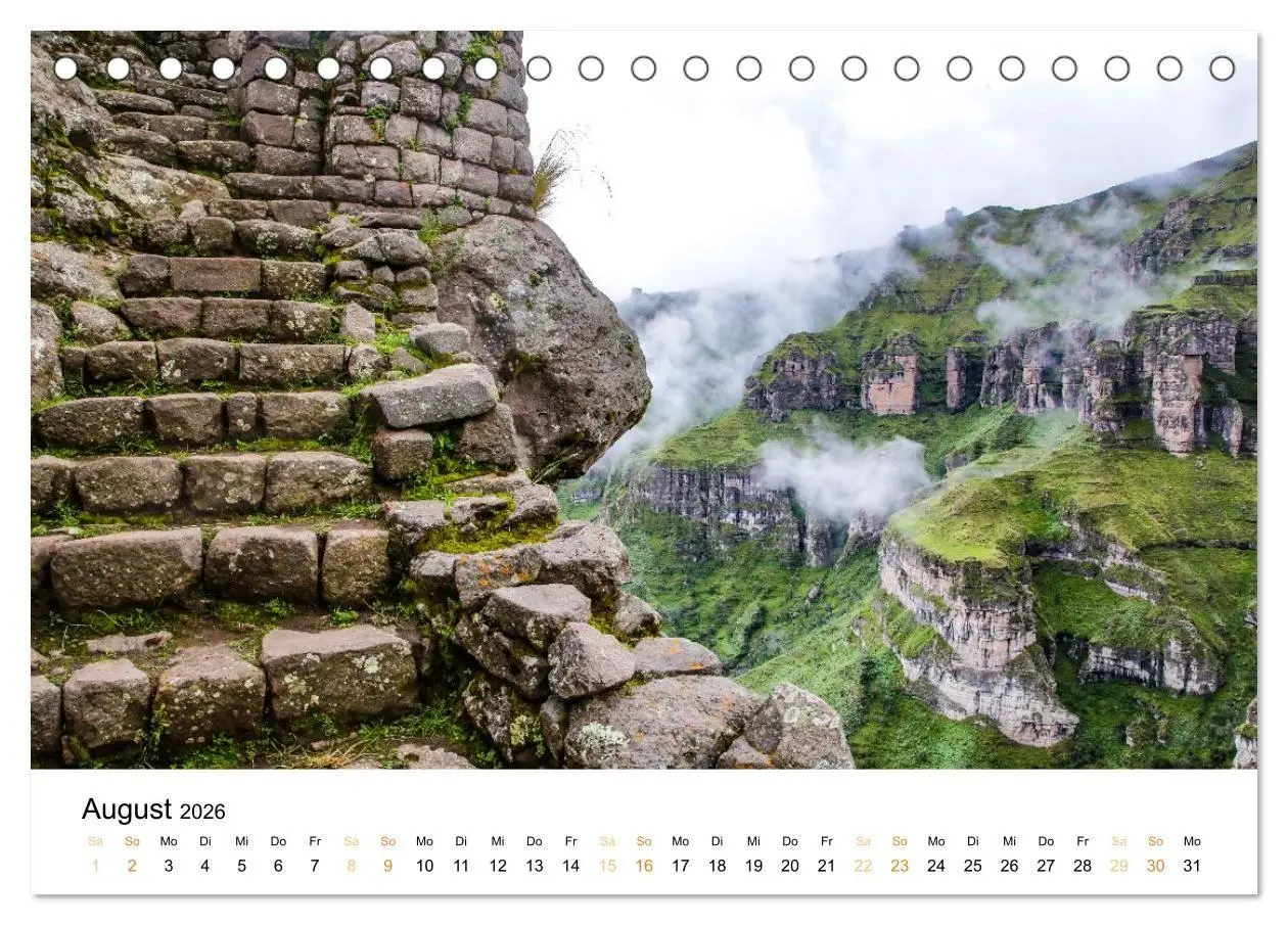 Bild: 9783516687613 | Qhapaq Ñan - die Königsstrasse der Anden (Tischkalender 2026 DIN A5...