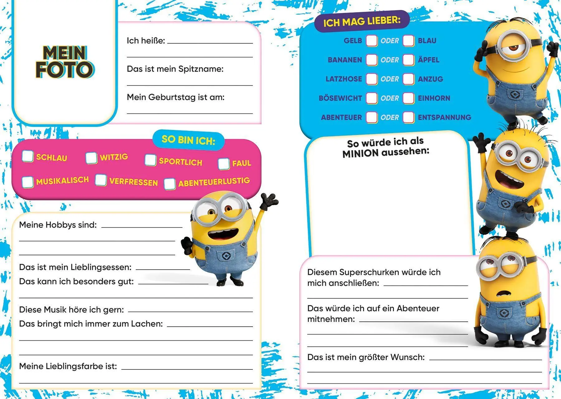 Bild: 9783833247613 | Minions: Meine Freunde | Freundebuch | Panini | Buch | 64 S. | Deutsch