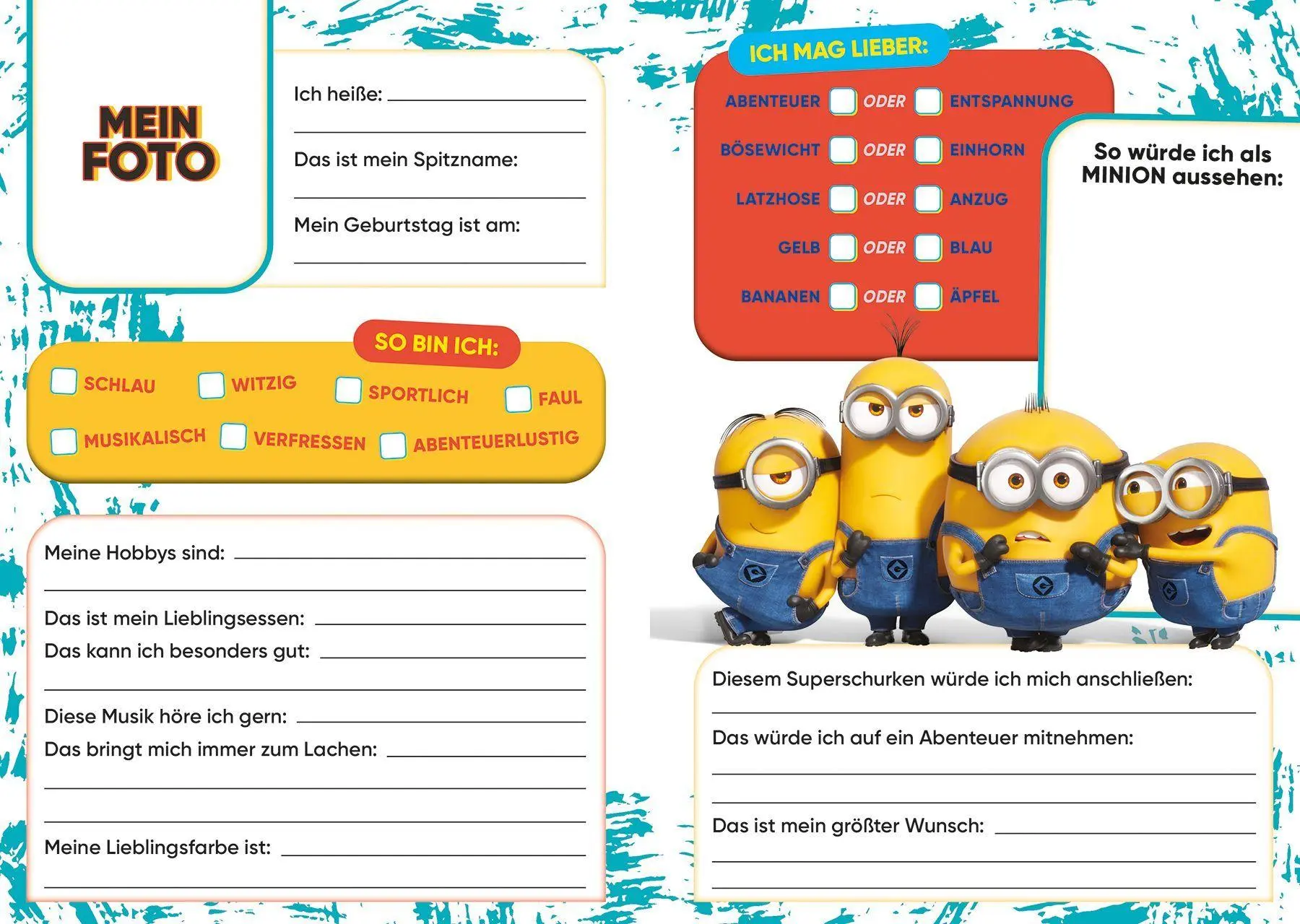 Bild: 9783833247613 | Minions: Meine Freunde | Freundebuch | Panini | Buch | 64 S. | Deutsch