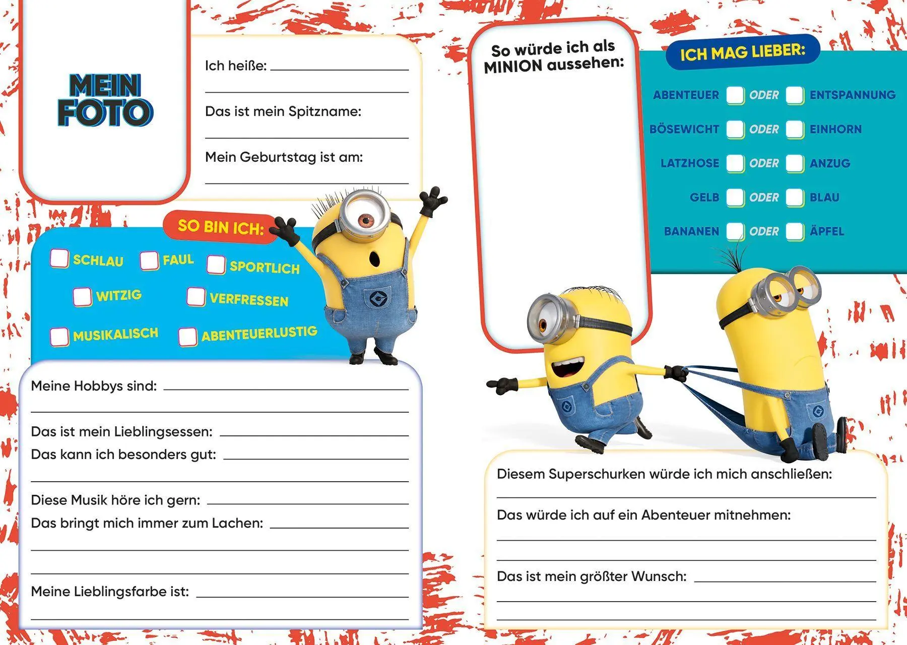 Bild: 9783833247613 | Minions: Meine Freunde | Freundebuch | Panini | Buch | 64 S. | Deutsch