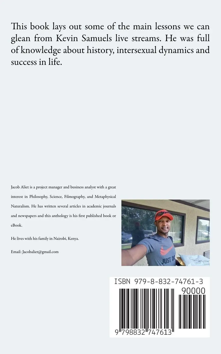 Rückseite: 9798832747613 | Lessons from Kevin Samuels | Jacob Aliet | Taschenbuch | Englisch
