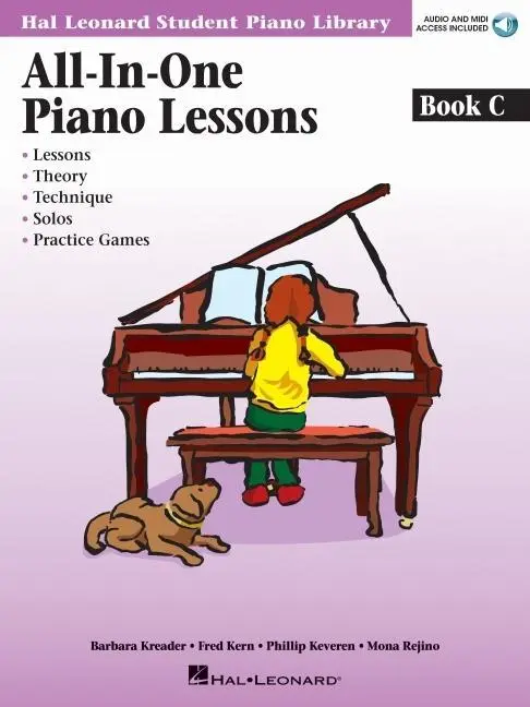 Cover: 884088557713 | All-In-One Piano Lessons Book C Hal Leonard Student Piano Library...