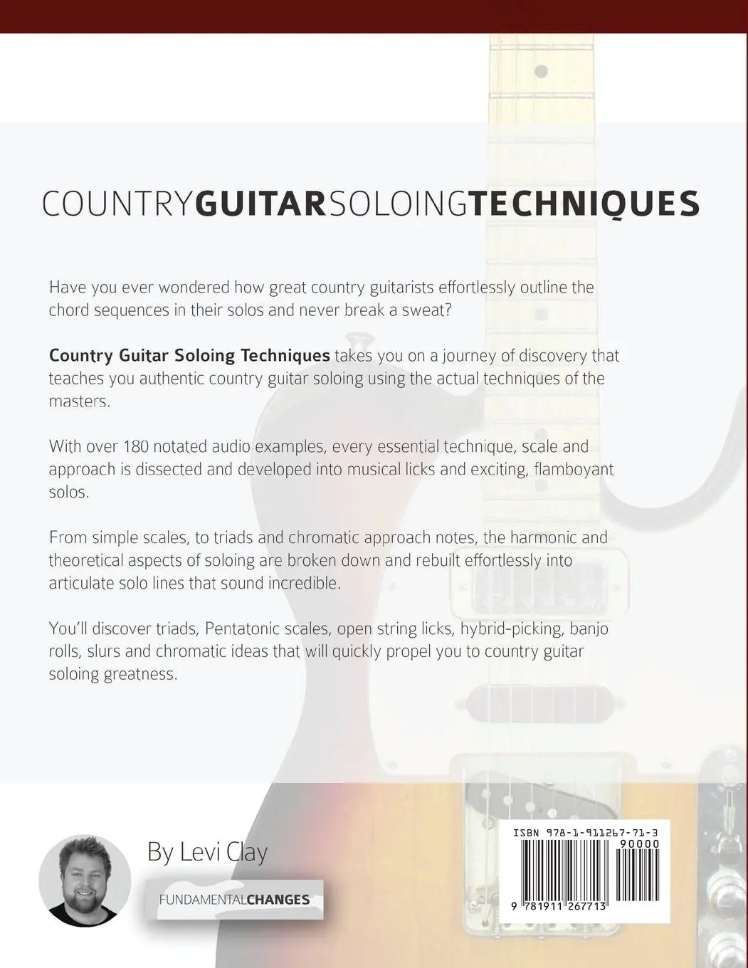 Rückseite: 9781911267713 | Country Guitar Soloing Techniques | Levi Clay (u. a.) | Taschenbuch