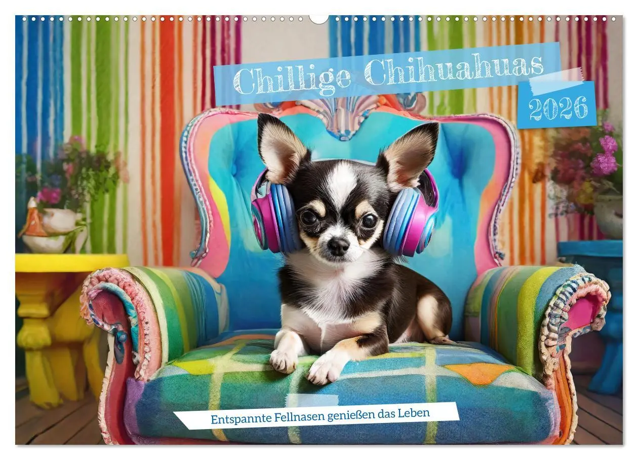 Cover: 9783457417713 | Chillige Chihuahuas - Entspannte Fellnasen genießen das Leben...