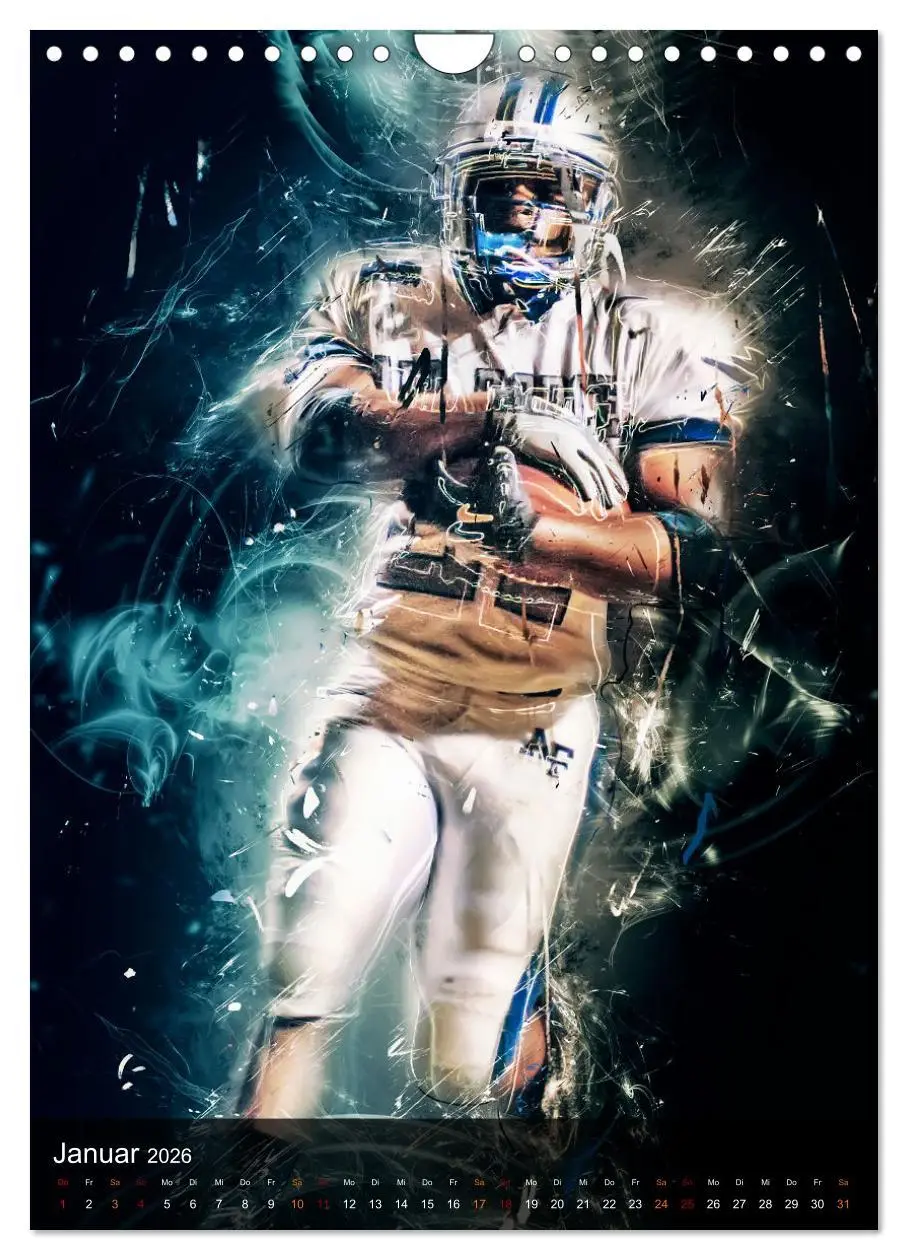 Bild: 9783516367713 | American Football - einfach faszinierend (Wandkalender 2026 DIN A4...