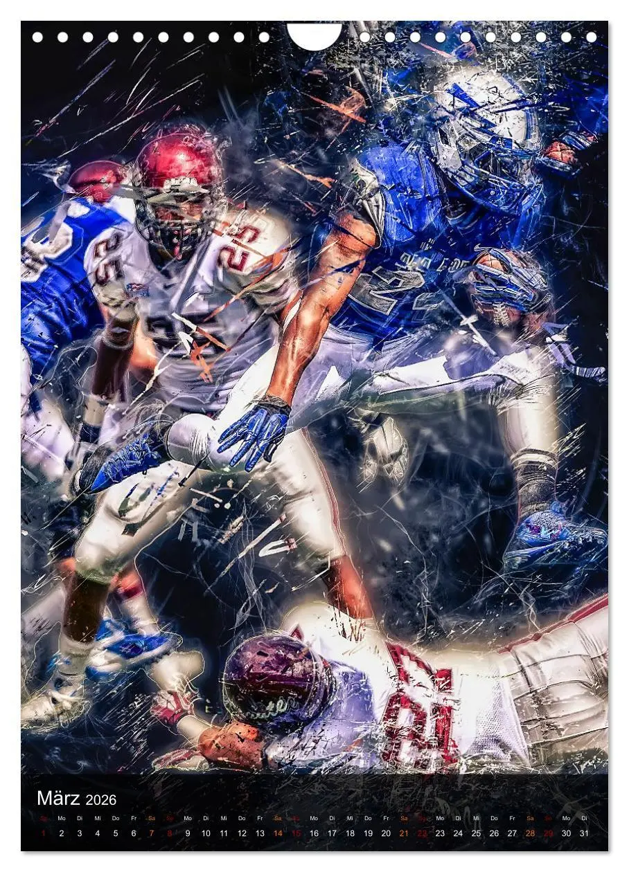 Bild: 9783516367713 | American Football - einfach faszinierend (Wandkalender 2026 DIN A4...