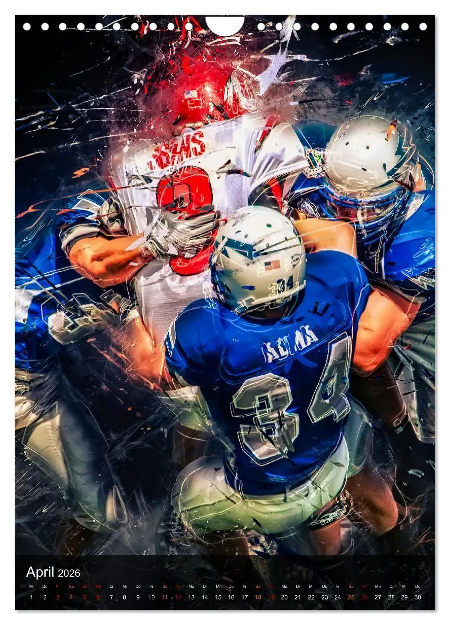 Bild: 9783516367713 | American Football - einfach faszinierend (Wandkalender 2026 DIN A4...