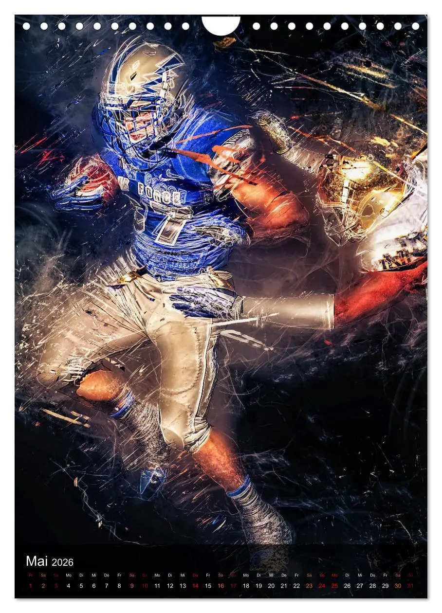 Bild: 9783516367713 | American Football - einfach faszinierend (Wandkalender 2026 DIN A4...