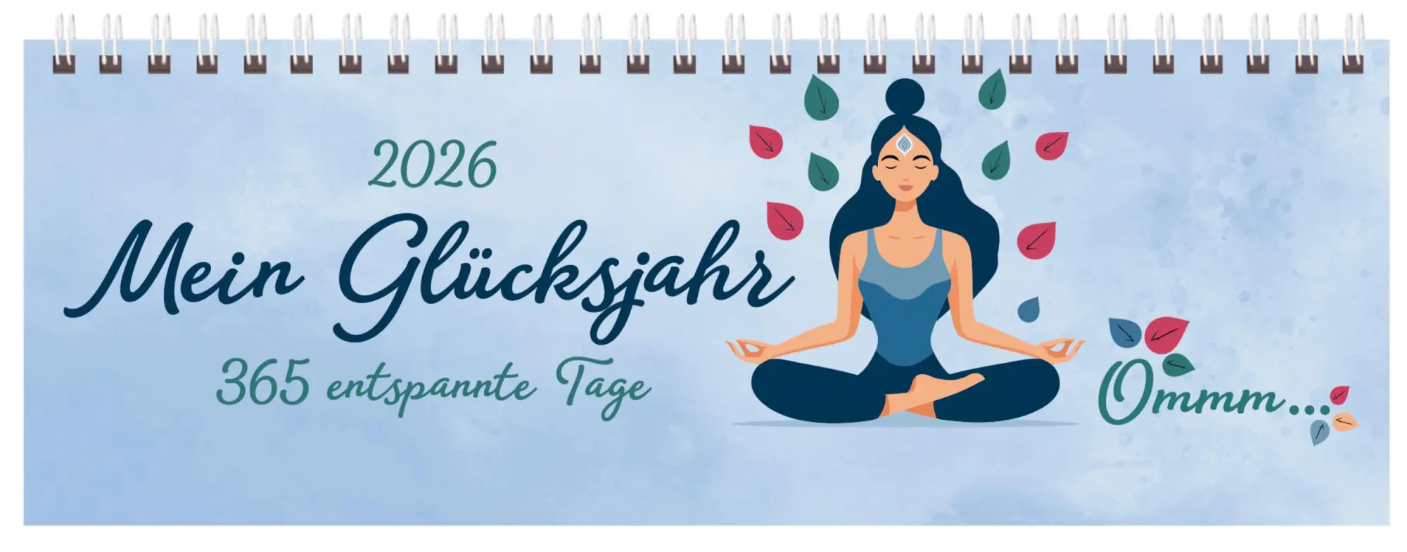 Cover: 9783731887713 | Tischquerkalender Mein Glücksjahr 2026 | Verlag Korsch | Kalender
