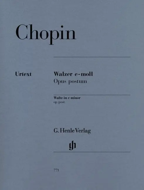 Cover: 9790201807713 | Walzer E-Moll Opus Postum | Frédéric Chopin | Taschenbuch | Buch