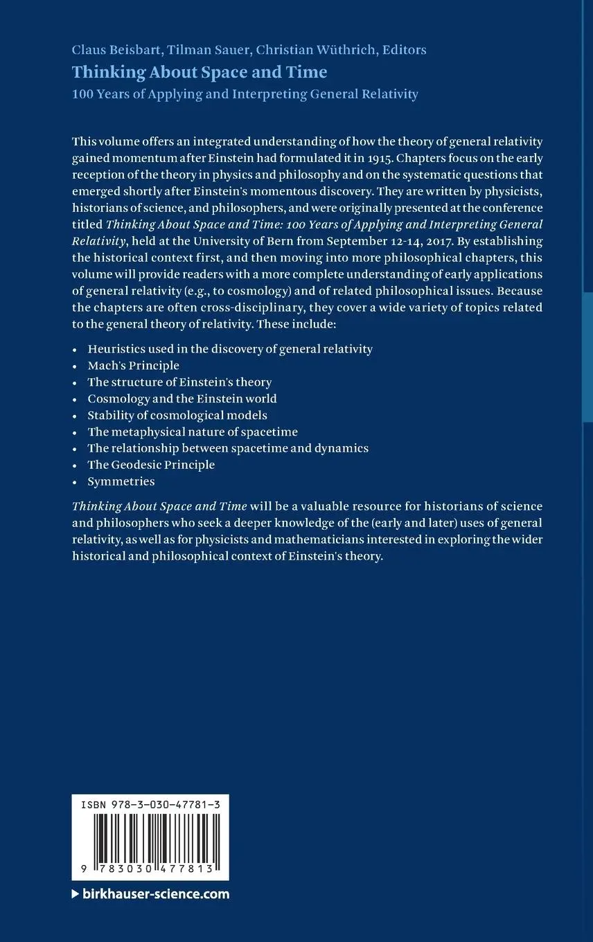 Rückseite: 9783030477813 | Thinking About Space and Time | Claus Beisbart (u. a.) | Buch | xviii Rückseite: 9783030477813 | Thinking About Space and Time | Claus Beisbart (u. a.) | Buch | xviii