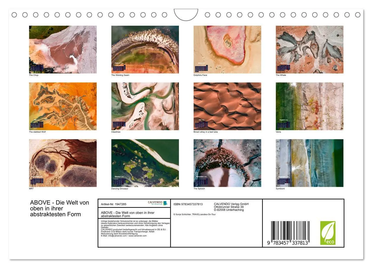 Bild: 9783457337813 | ABOVE - Die Welt von oben in ihrer abstraktesten Form (Wandkalender...