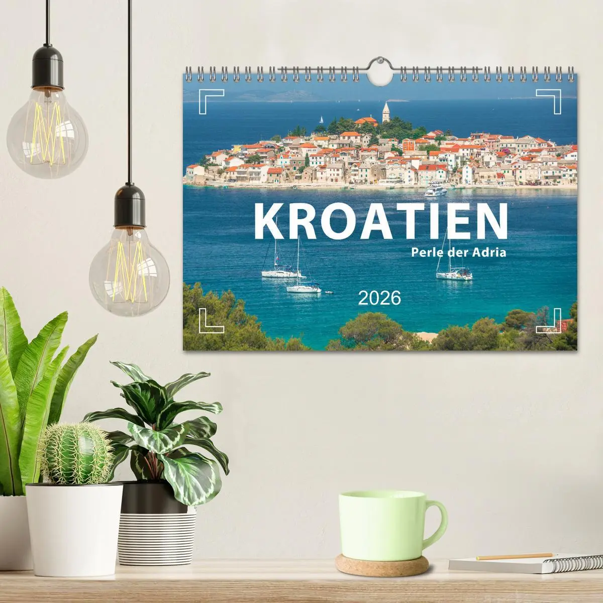 Bild: 9783457577813 | KROATIEN - Perle der Adria (Wandkalender 2026 DIN A4 quer),...