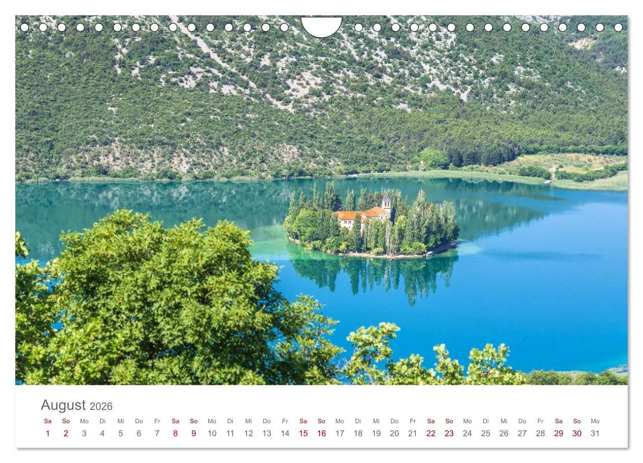 Bild: 9783457577813 | KROATIEN - Perle der Adria (Wandkalender 2026 DIN A4 quer),...