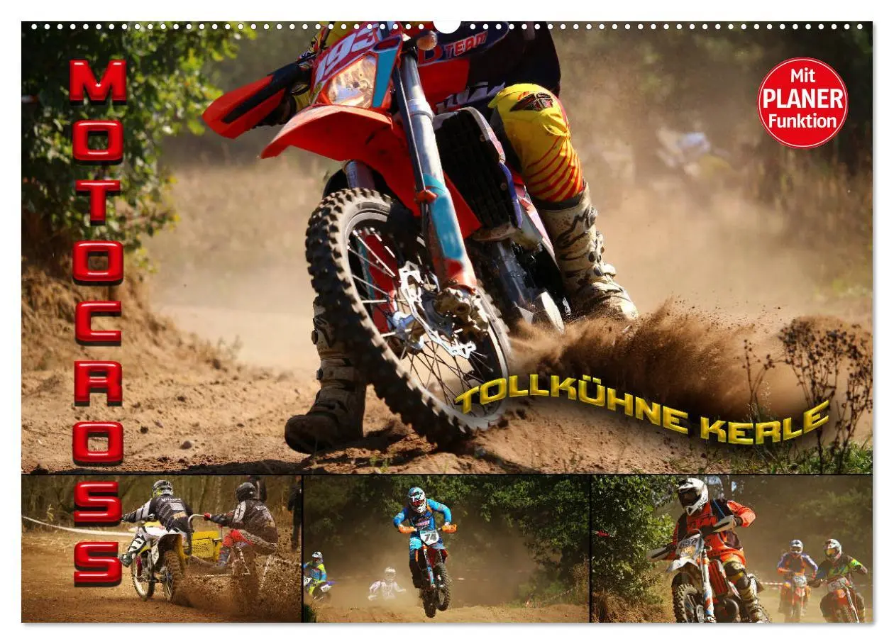 Cover: 9783457887813 | Motocross - tollkühne Kerle (Wandkalender 2026 DIN A2 quer),...