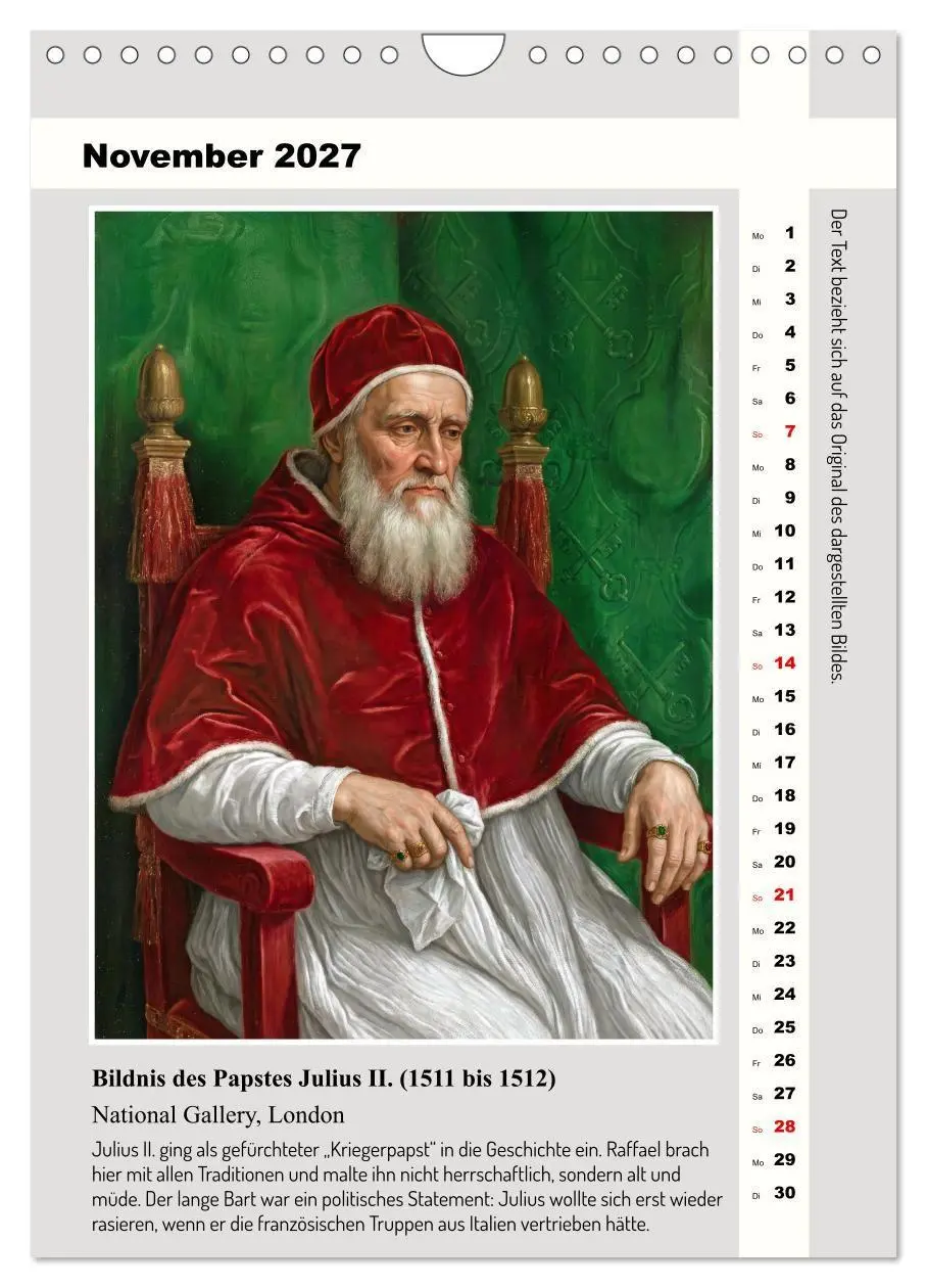 Bild: 9783594267813 | Raffaels Porträts im neuen Licht (Wandkalender 2027 DIN A4 hoch),...