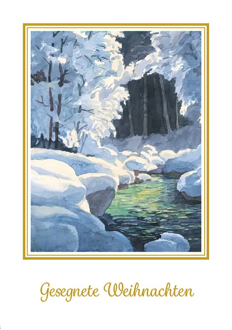 Cover: 9783702237813 | Reinhold Stecher Weinhachtskarte Winterbach | Deutsch | 2019