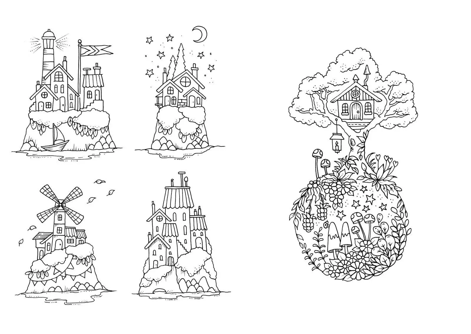 Bild: 9783747407813 | Traumhafte Zauberwelten | Das kleine Ausmalbuch für unterwegs | Buch