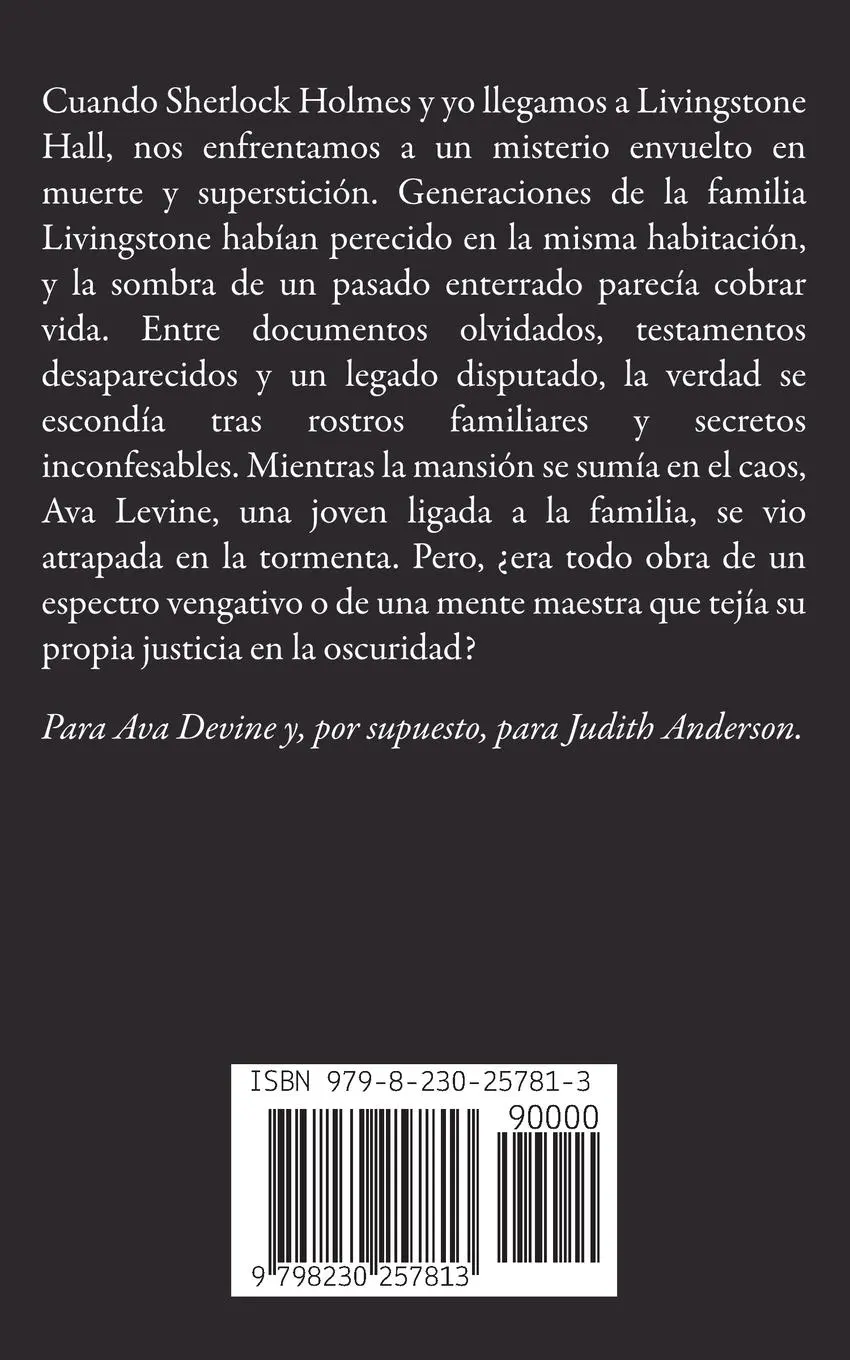 Rückseite: 9798230257813 | La habitación maldita | John H. Watson | Taschenbuch | Spanisch | 2025