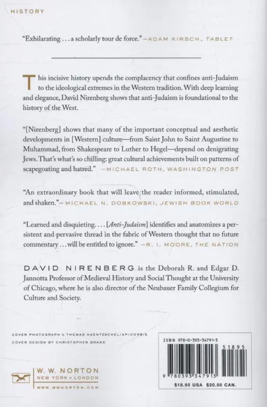 Rückseite: 9780393347913 | Anti-Judaism | The Western Tradition | David Nirenberg | Taschenbuch