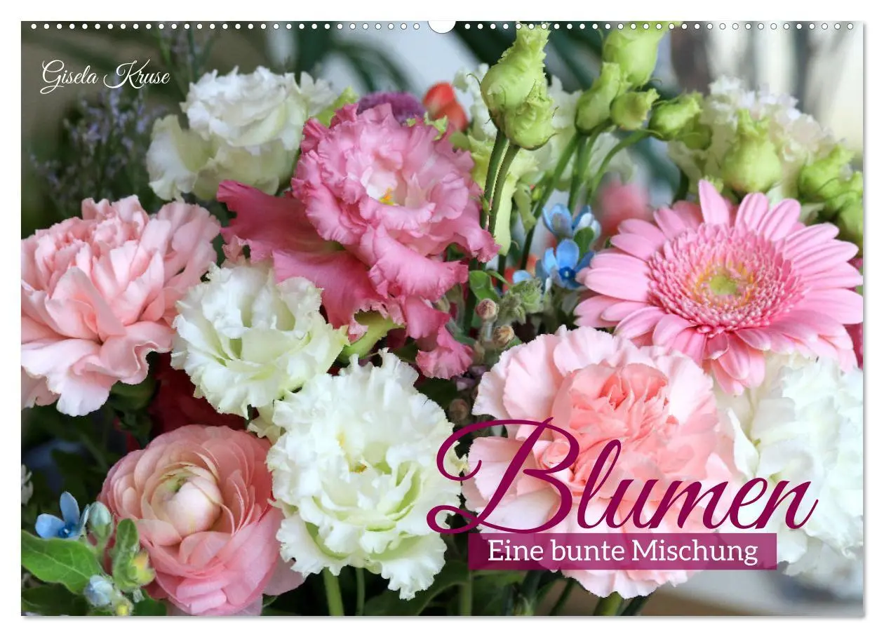 Cover: 9783457257913 | Blumen - Eine bunte Mischung (Wandkalender 2026 DIN A2 quer),...