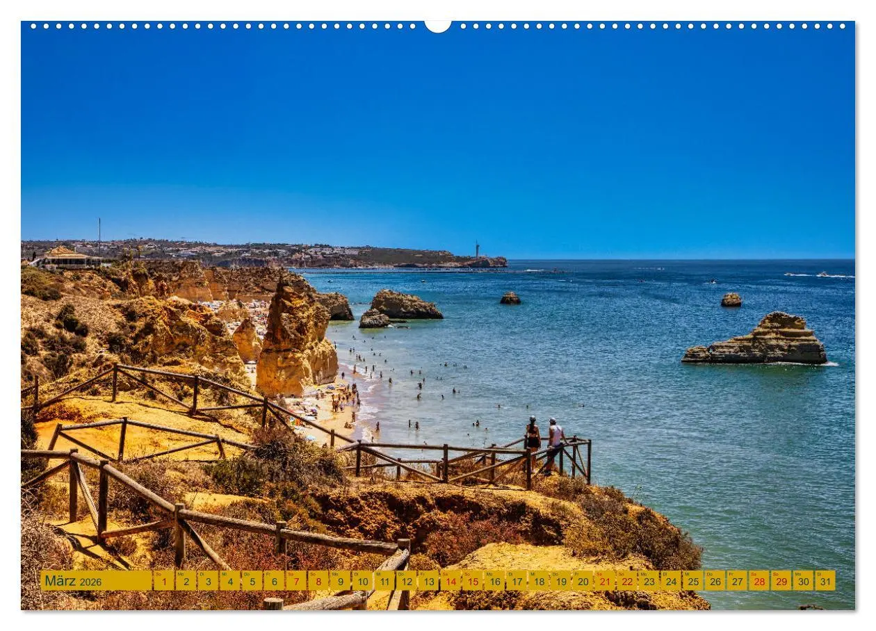 Bild: 9783457497913 | Algarve pur (hochwertiger Premium Wandkalender 2026 DIN A2 quer),...
