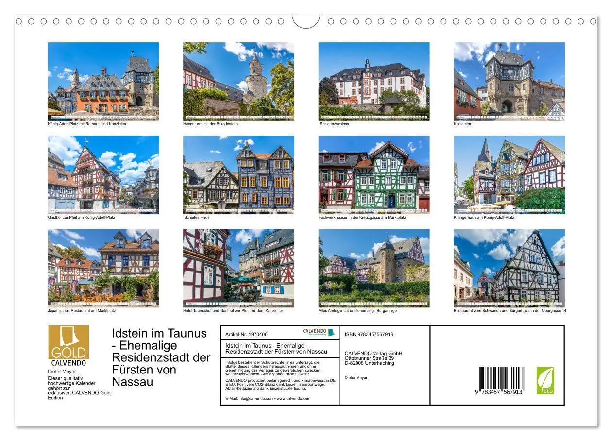 Bild: 9783457567913 | Idstein im Taunus - Ehemalige Residenzstadt der Fürsten von Nassau...
