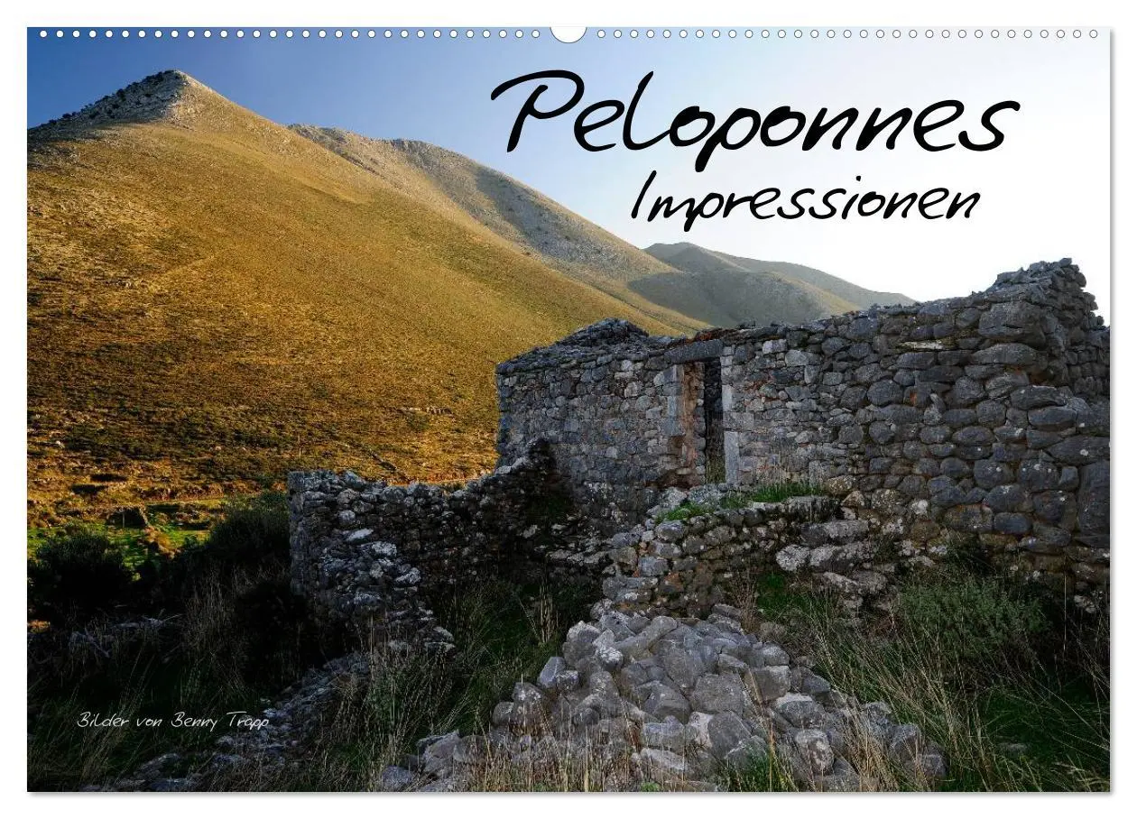 Cover: 9783516107913 | Peloponnes Impressionen / 2026 (Wandkalender 2026 DIN A2 quer),...