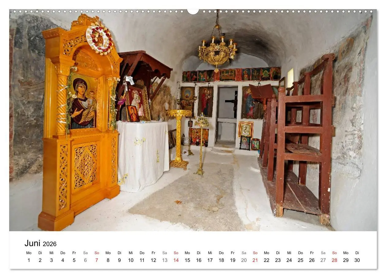 Bild: 9783516107913 | Peloponnes Impressionen / 2026 (Wandkalender 2026 DIN A2 quer),...