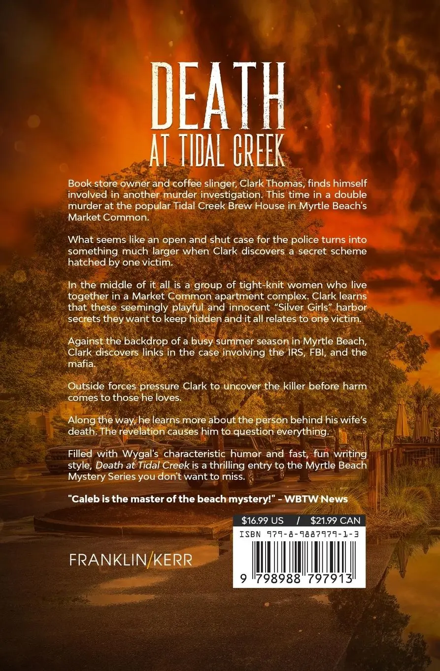 Rückseite: 9798988797913 | Death at Tidal Creek | Caleb Wygal | Taschenbuch | Englisch | 2023