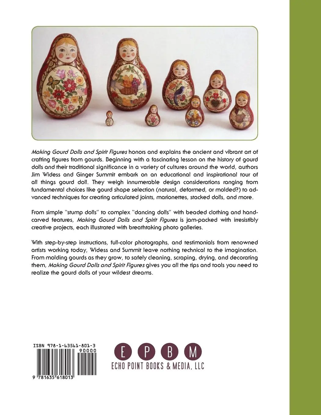 Rückseite: 9781635618013 | Making Gourd Dolls &amp; Spirit Figures | Jim Widess (u. a.) | Taschenbuch