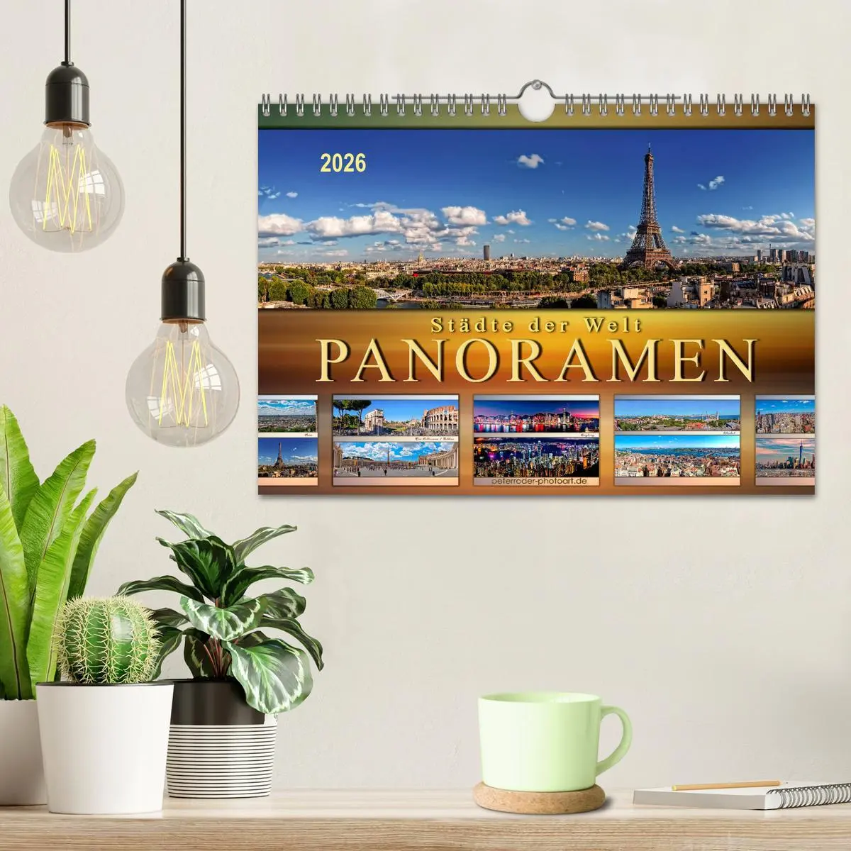 Bild: 9783457908013 | Städte der Welt, Panoramen (Wandkalender 2026 DIN A4 quer),...