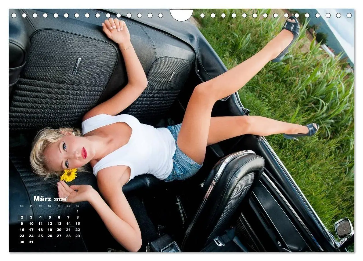 Bild: 9783516168013 | Pin Up Pia &amp; Mustang '67 (Wandkalender 2026 DIN A4 quer), CALVENDO...