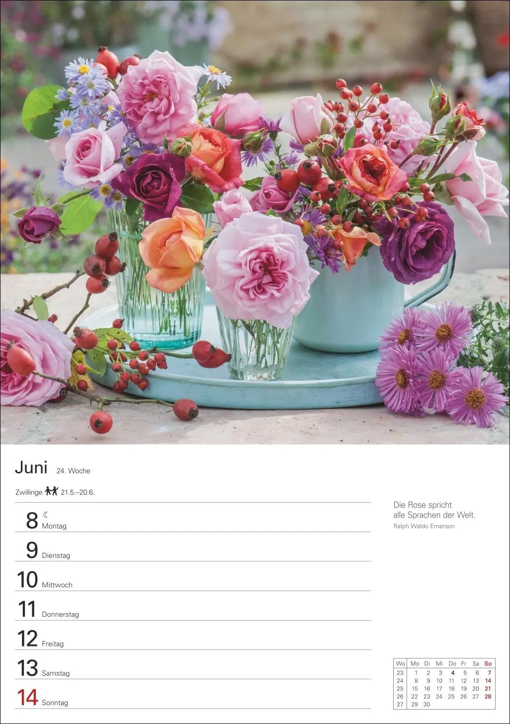 Bild: 9783840038013 | Blumenpracht Wochenplaner 2026 - 53 stimmungsvolle Fotografien | 2026