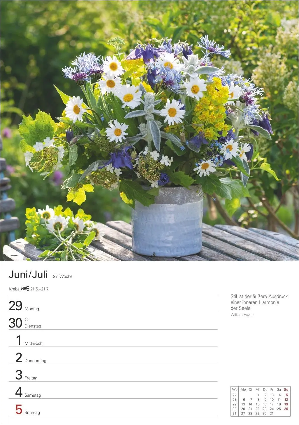 Bild: 9783840038013 | Blumenpracht Wochenplaner 2026 - 53 stimmungsvolle Fotografien | 2026