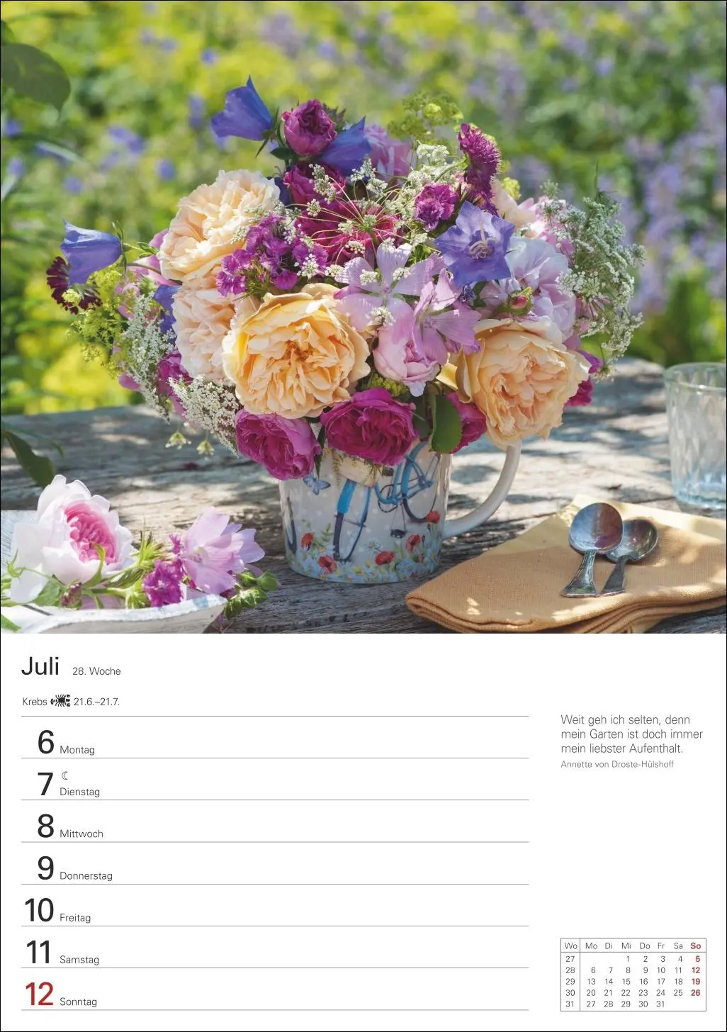 Bild: 9783840038013 | Blumenpracht Wochenplaner 2026 - 53 stimmungsvolle Fotografien | 2026