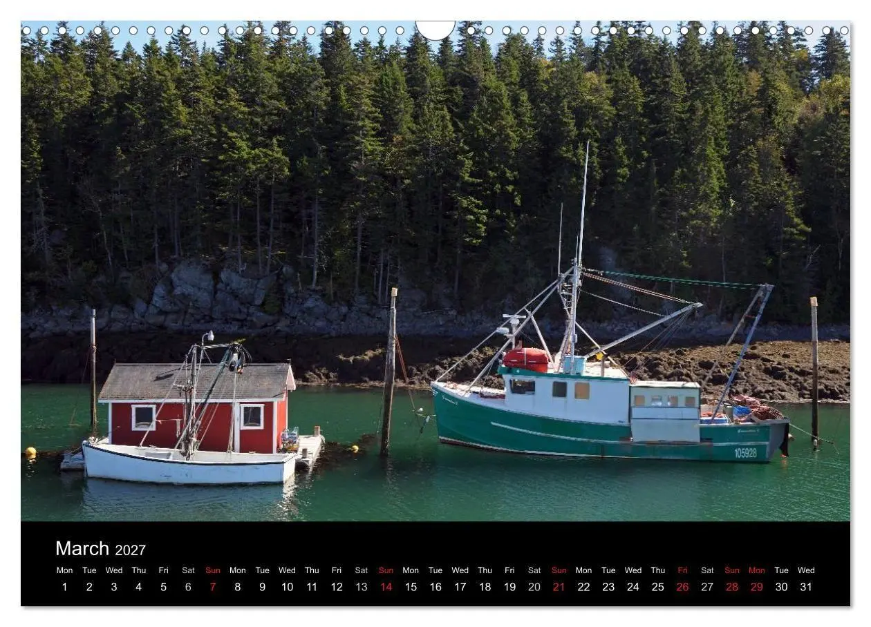 Bild: 9783594138113 | Canada's East Coast / UK-Version (Wall Calendar 2027 DIN A3...