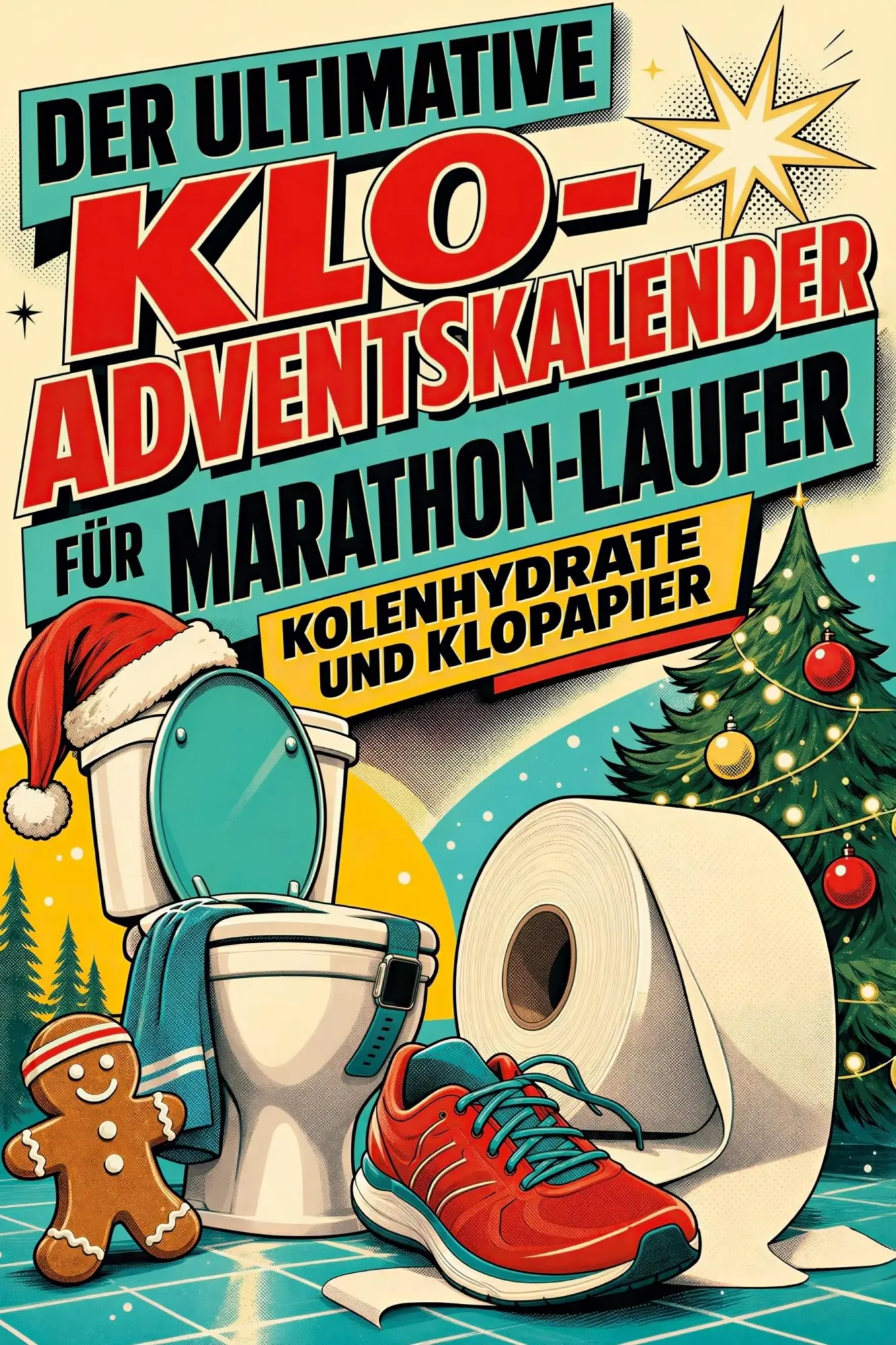 Cover: 9783696108113 | Der ultimative Klo-Adventskalender für Marathon-Läufer | Lina Peters