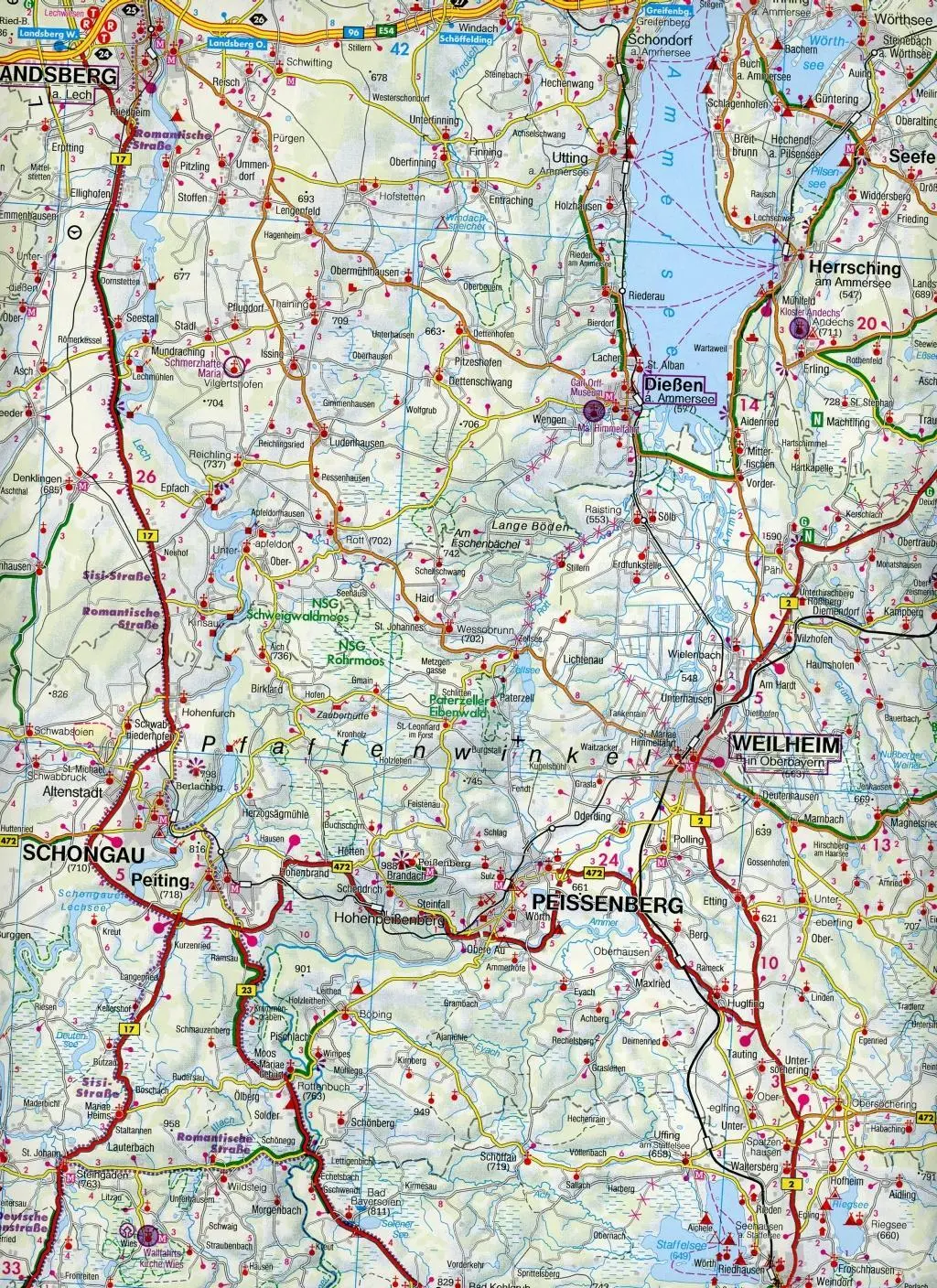 Bild: 9783707918113 | Oberbayern - Niederbayern - Schwaben, Autokarte 1:150 000, Blatt 11